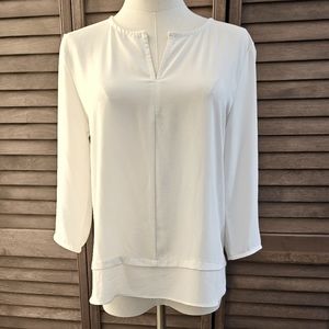 Ann Taylor Cream-Colored Blouse
